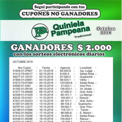 Quiniela 17 Online, Santa Rosa